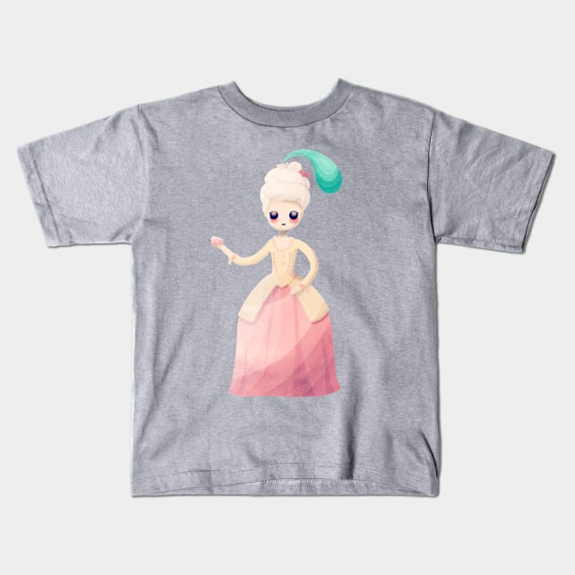 Antoinette Kids T-Shirt by nanlawson